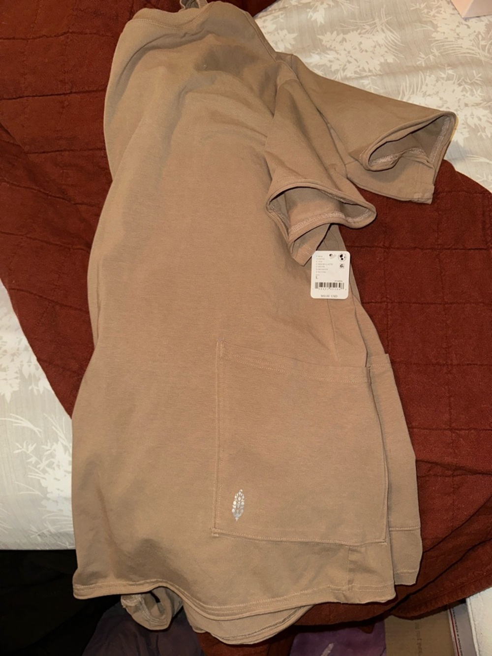 NWT Large Free People Hot Shot Tshirt Romper